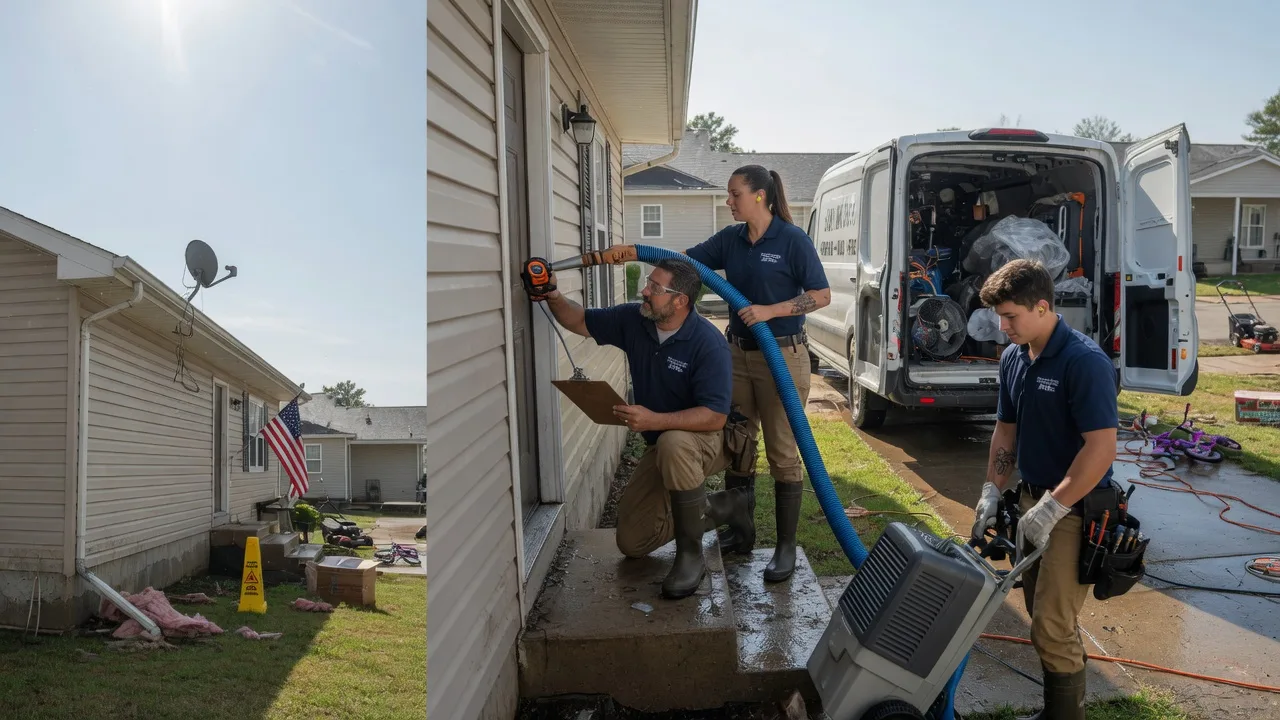Ceiling Water Damage Restoration in French Settlement, LA near me